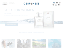 Tablet Screenshot of geirness.com